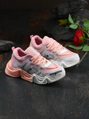 Knoos Sneakers For Women(Pink , 8)