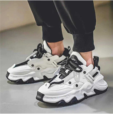 BAUCHHAAR Boys Lace Running Shoes(White, 14 - 16 Years)