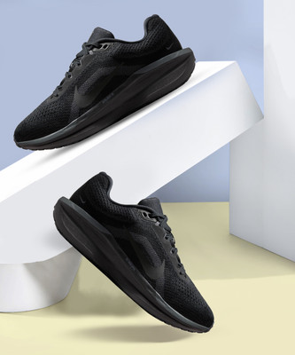 NIKE Winflo 11 Running Shoes For Women(Black , 3)