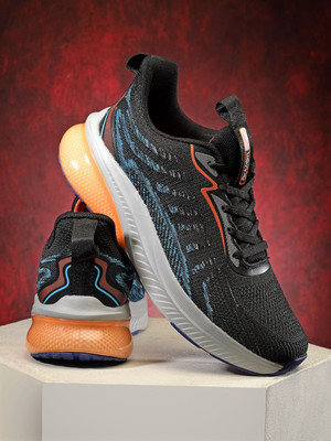 action Athleo 204 Lightweight Comfortable Stylish Sports Lace Up Casuals For Men(Black , 6)