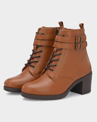 ADORLY Boots For Women(Tan , 5)