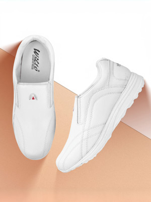 asian Desire White School Shoes,Running Shoes,Walking Shoes,Formal Shoes Walking Shoes For Men(White , 7)