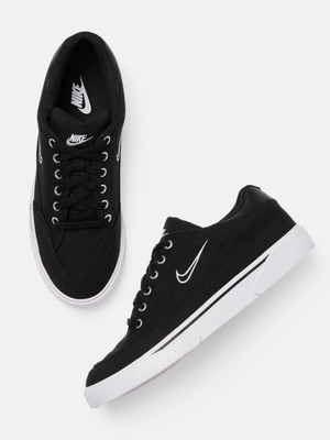 nike black canvas shoes womens
