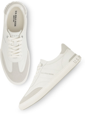 U.S. POLO ASSN. Sneakers For Men(Off White , 9)