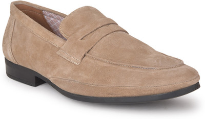 Bata Bata Men’s Loafers – Classic Style with Everyday Comfort Loafers For Men(Beige , 9)