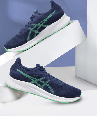 Asics PATRIOT 13 Running Shoes For Men(Blue , 10)