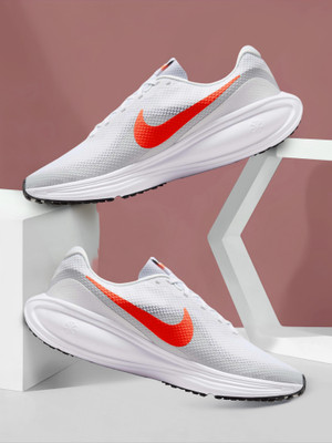 NIKE Revolution 8 Running Shoes For Men(White , 6)
