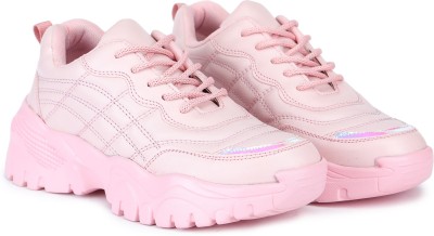 Shezone Sneakers For Women(Pink , 5)