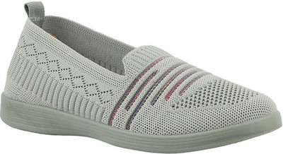 WELCOME Stylish & Comfortable Breathable Walking Casual Perfect for Outdoor Wear Slip On Sneakers For Women(Green , 7)