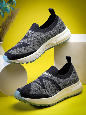 asian Slip On Sneakers For Women(Navy , 8)