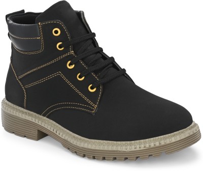 Layasa Boots For Men(Black , 9)