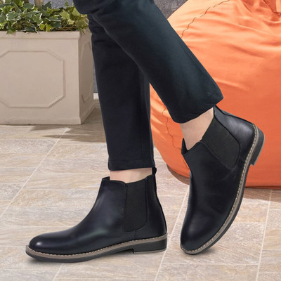 dcot Boots For Men(Black , 6)