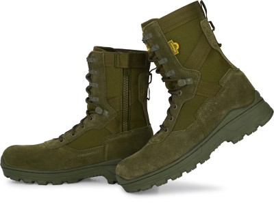 Mikaasa Alpha Aerolite 8.0 Military & Tactical Boot Boots For Men(Green , 5)