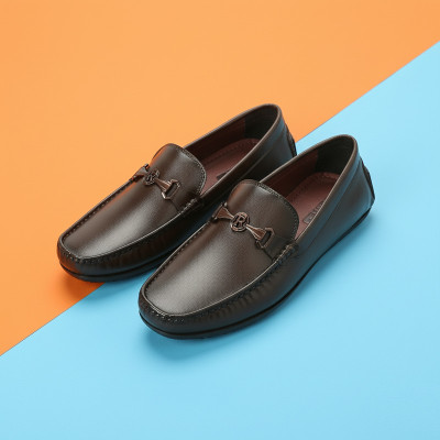 ZAVOOX Loafers For Men(Brown , 9)