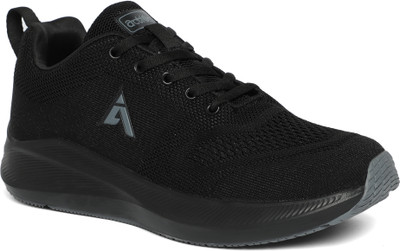action Athleo ATG 496 Comfortable Lightweight Breathable Sports Lace Up Running Shoes For Men(Black , 9)