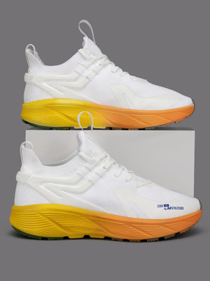ATOM CloudRunner Running Shoes For Men(White , 9)