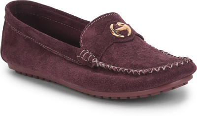LIBERTY Healers By Liberty Casual Bellies For Women Loafers For Women(Maroon , 5)