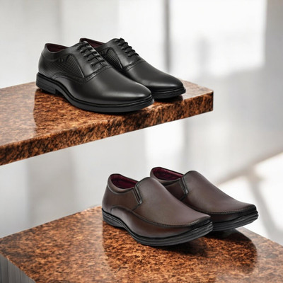 KRITON Trendy & Durable Men’s Boots – Perfect for Everyday Wear Boots For Men(Black, Brown , 6)