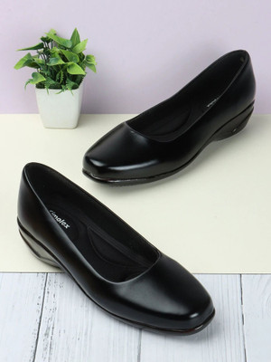 SIMPLEX Simplex Comfortable Casual/Formal Ballerina for Women's & Girl's Bellies For Women(Black , 7)
