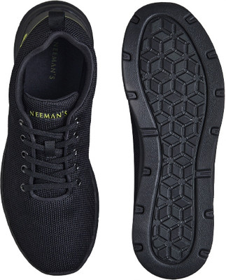 Neemans Comfort Stroll Sneakers Casual Shoes for Men | Comfortable and Fashionable Sneakers For Men(Black , 8)