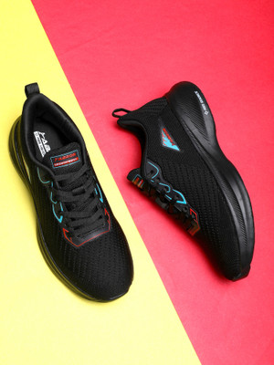 Abros INTER CEPTOR-3 Running Shoes For Men(Black , 8)