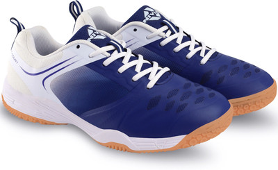 NIVIA Hy Court 2.0 Badminton Shoes For Men(Blue, White , 7)