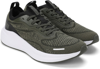 PUMA Skyrocket Lite Engineered Running Shoes For Men(Green , 8)