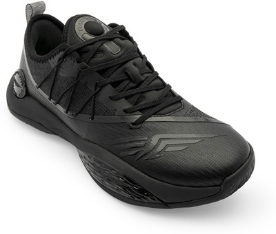 RED TAPE Men's Basketball-Inspired Shoes for Lightweight Flex and Everyday Style Basketball Shoes For Men(Black , 8)