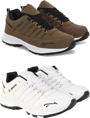 DRACKFOOT Casuals For Men(Brown, White , 8)
