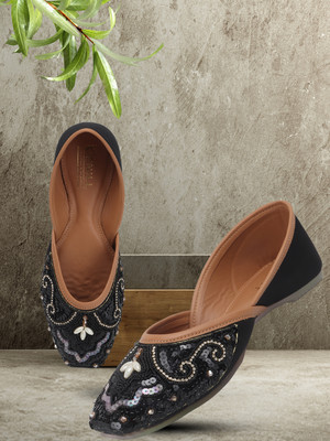 Denill Bellies For Women(Black , 8)
