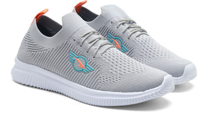 asian Walking Shoes for Men Sneakers with Comfort & Grip Sneakers For Men(Grey , 8)