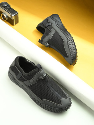 Bizzaro BZ040 Lightweight Comfort Extra Soft Summer Trendy Premium Stylish Party Sneakers For Men(Black , 9)