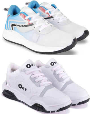 New Oranie Stylish Casual Shoes for Men Casuals For Men(Multicolor, White , 7)