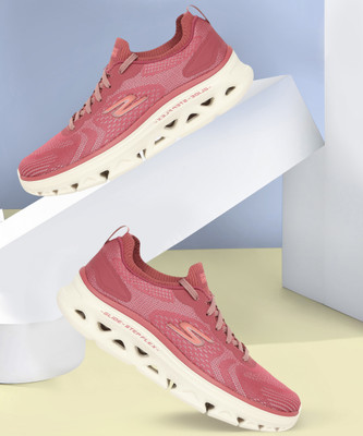 Skechers Go Run Glide-Step Flex - Skylar Running Shoes For Women(Red , 3)