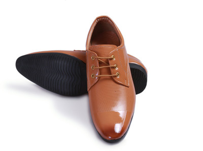 RED LIONS Party Wear For Men(Tan , 8)