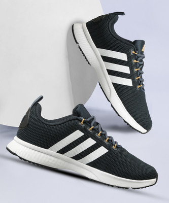 ADIDAS Midaso M Running Shoes For Men(Black, White , 9)