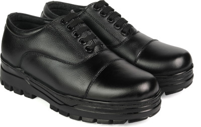 XHUGOY CUT SHOE IN BLACK|TAN COLOUR SIZE 3-11 FOR MEN WOMEN Oxford For Men(Black , 3)