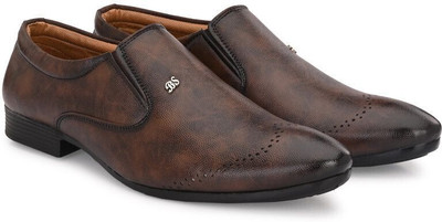 RED LIONS Brogues For Men(Brown , 6)