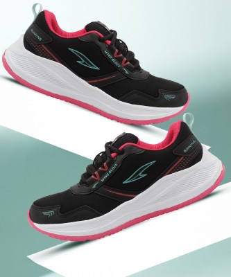 asian Mercury-11 Black Sports,Gym,Walking,Training,Stylish Running Shoes For Women(Black, Pink)