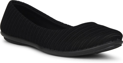 Bata Bata Women's Casual Ballerinas – Lightweight & Comfortable Design Bellies For Women(Black , 5)