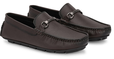 Emon Men’s Loafers | Comfortable Daily Wear Slip-On Shoes Loafers For Men(Brown , 7)
