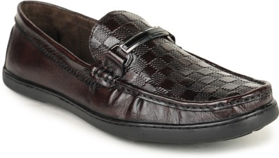 BRITMEN BS-1138 Loafers For Men(Brown , 6)