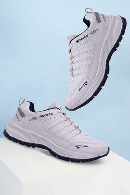 asian Cosko Sports Shoes,Running Shoes,Walking Shoes,Training Shoes, Running Shoes For Men(White, Blue , 9 UK/India)