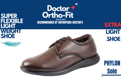 Orthofit FLY-01 Corporate Casuals For Men(Brown , 6)