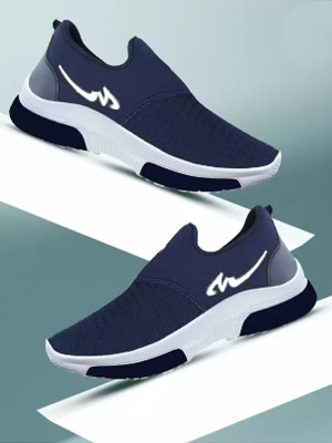 World Wear Footwear Exclusive Affordable Collection of Trendy & Stylish Sport Sneakers Shoes Walking Shoes For Men(Blue , 7)