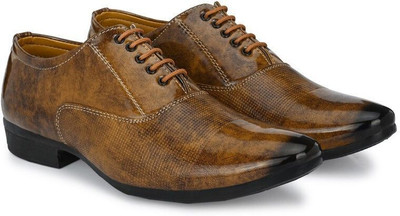 RED LIONS Derby For Men(Tan , 8)