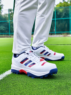 ADIDAS CRI TRIUMPH Cricket Shoes For Men(White , 9)