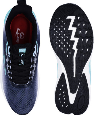LANCER NAVIGATOR-18BLK-AQUA Running Shoes For Men(Black , 8)