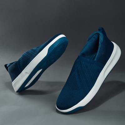 DUKE Slip On Sneakers For Men(Blue , 9)