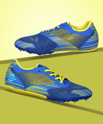 NIVIA TF - 400 Track & Field Running Shoes For Men(Blue , 6)